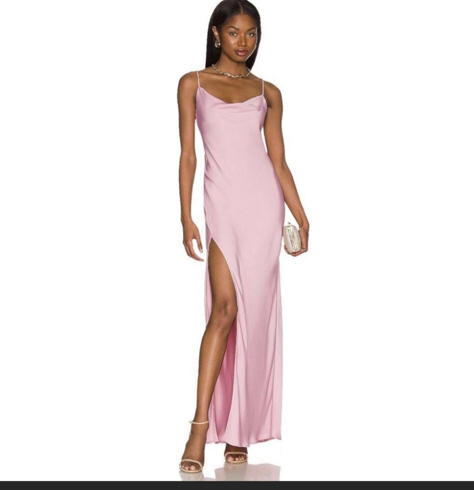 Revolve RESA dusty rose pink dress